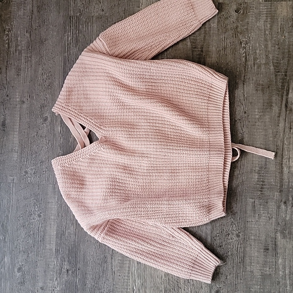 Pink sweater